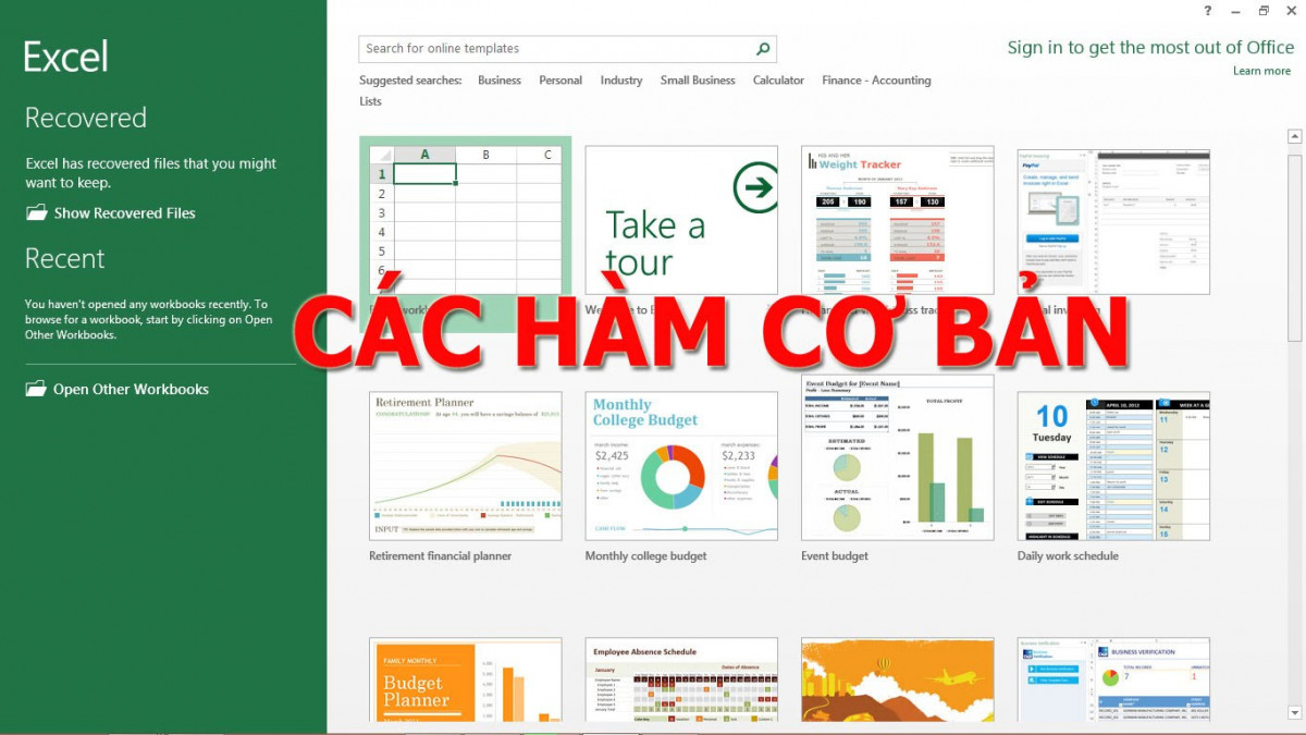 Những hàm cơ bản nhất trong Excel mà bạn cần nắm rõ