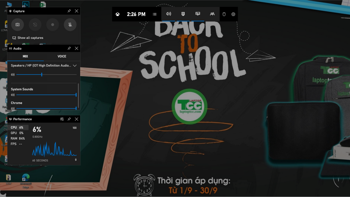 Cách quay video màn hình máy tính Windows 10 không cần phần mềm