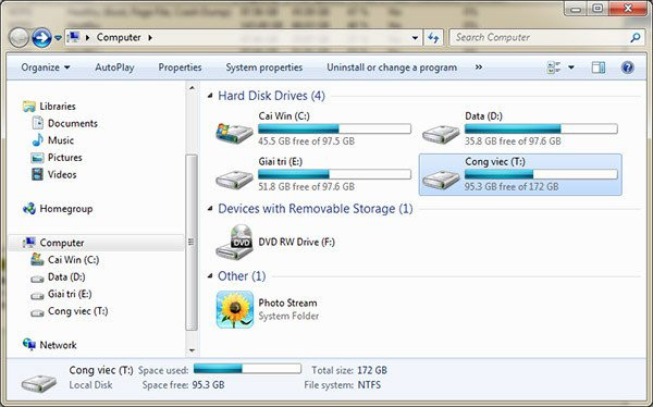 Hướng dẫn chia và gộp ổ cứng trên Windows