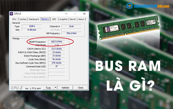 Cách xem BUS của RAM, MAIN, CPU máy tính, laptop bằng CPU-Z