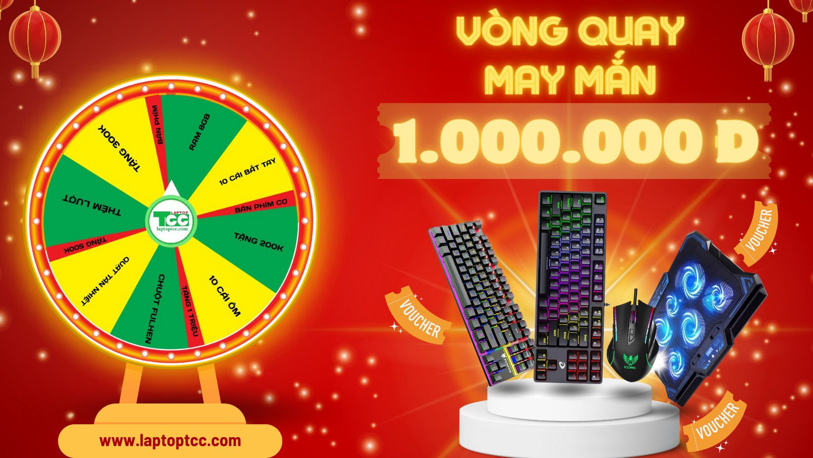 Vòng Quay May Mắn – Chắc Chắn Có Quà