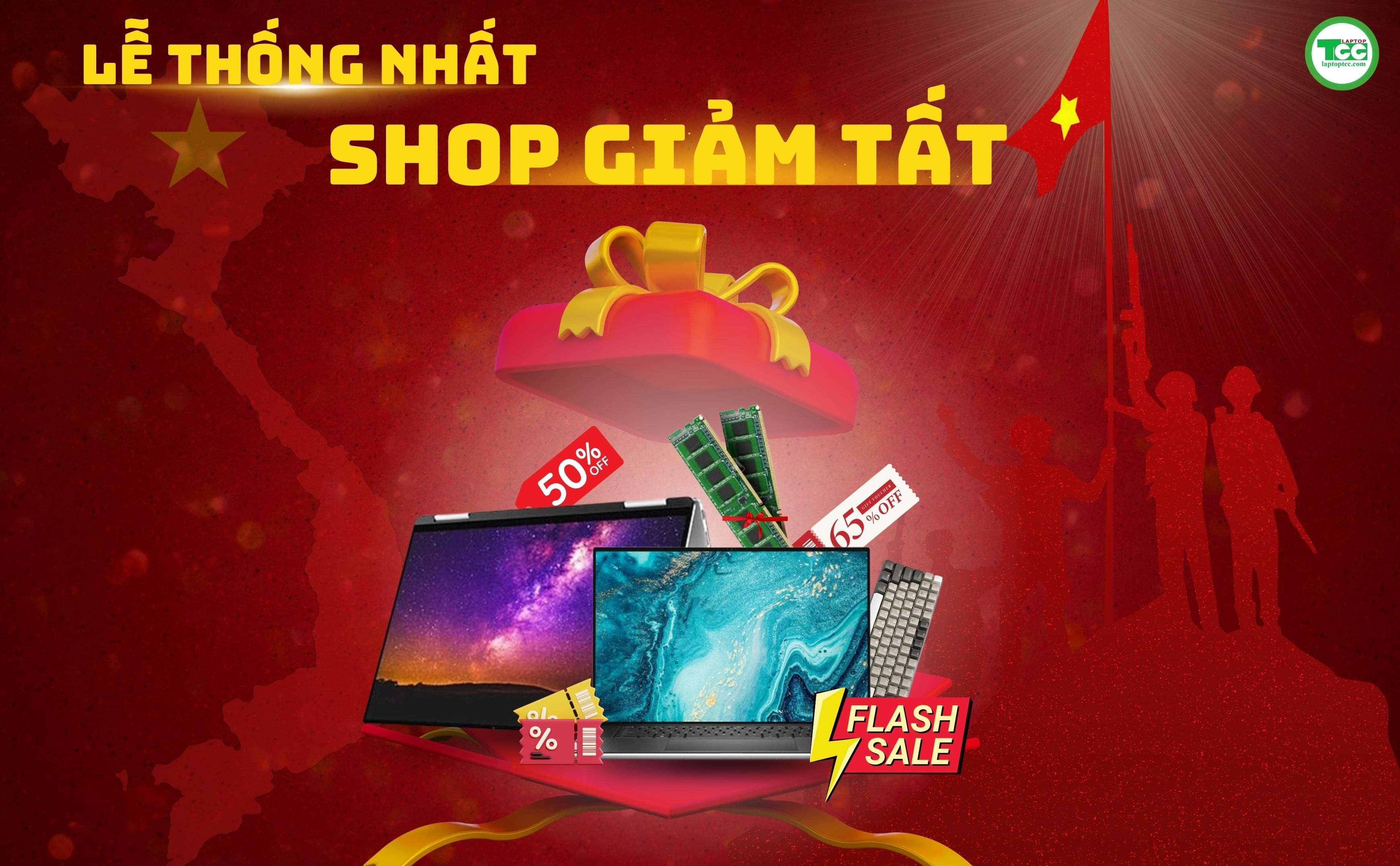 LỄ THỐNG NHẤT - SHOP GIẢM TẤT