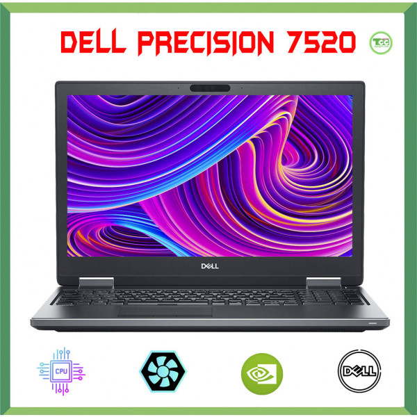 Dell Precision 7520 Core i7- 6820HQ| RAM 8GB| SSD 256GB| Quadro M1200M| 15.6
