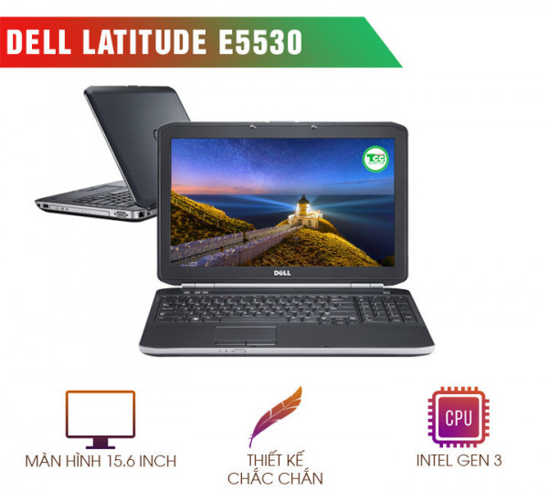 Dell Latitude E5530 i5 3210M | RAM 4 GB | SSD 120G | 15.6” HD | Card on