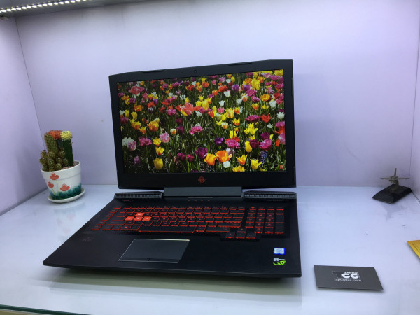 Laptop Cũ GAMING HP OMEN 17 2017 CORE I7 7700HQ/ RAM 16G/ SSD 128+HDD 1T/ GTX 1070 8G/ MÀN 17.3 FULL HD IPS