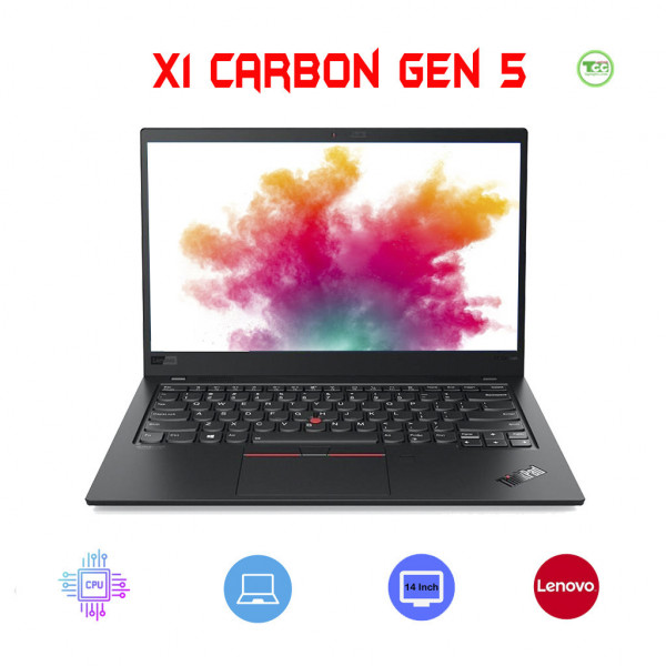 Laptop Cũ Lenovo Thinkpad X1 Carbon Gen 5 Core i5-6300U| Ram 8GB| SSD 256GB| 14