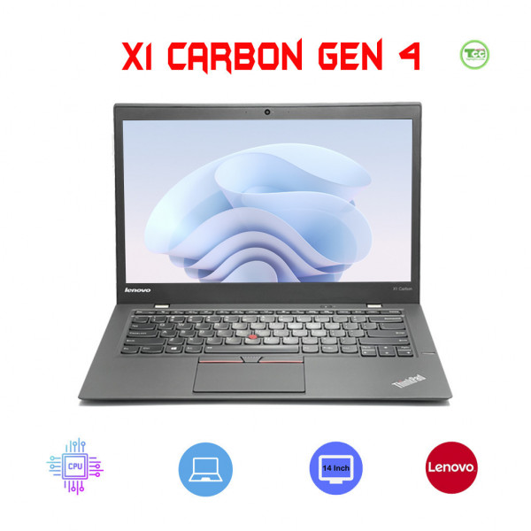 Laptop cũ Lenovo Thinkpad X1 Carbon Gen 4 i5 6200U | RAM 8GB | SSD 256GB | 14”FHD | Card On