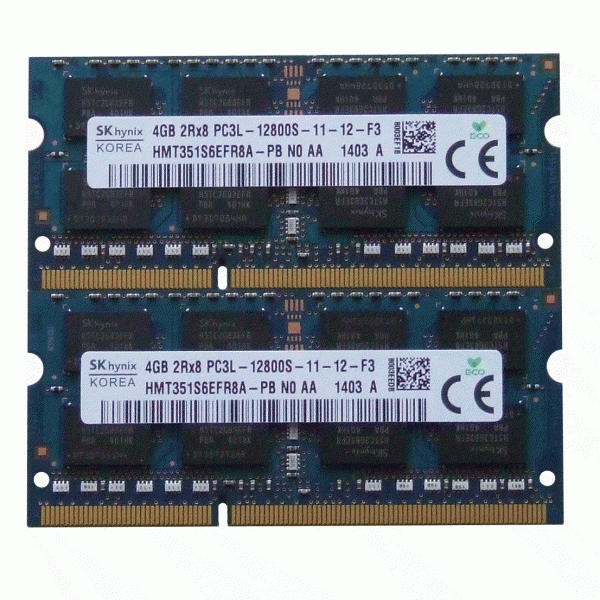 RAM  4G DDR3 PC3L BUS 1600 / 12800S ( SK HYNIX / SAMSUNG / KINGSTON...)