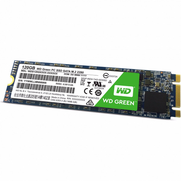 SSD 120GB M.2 2280 SATA III - WD Green