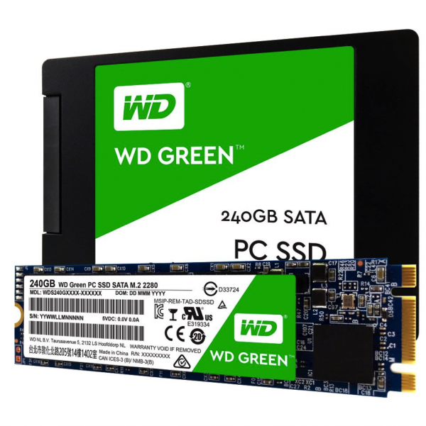 SSD 240GB M.2 2280 SATA III - WD Green