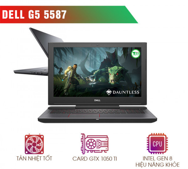 Laptop Cũ Dell G5 5587 Core i5-8300H| RAM 8GB| HDD 1TB + SSD 128GB| VGA NVIDIA GTX 1050Ti| 15.6 inch FHD