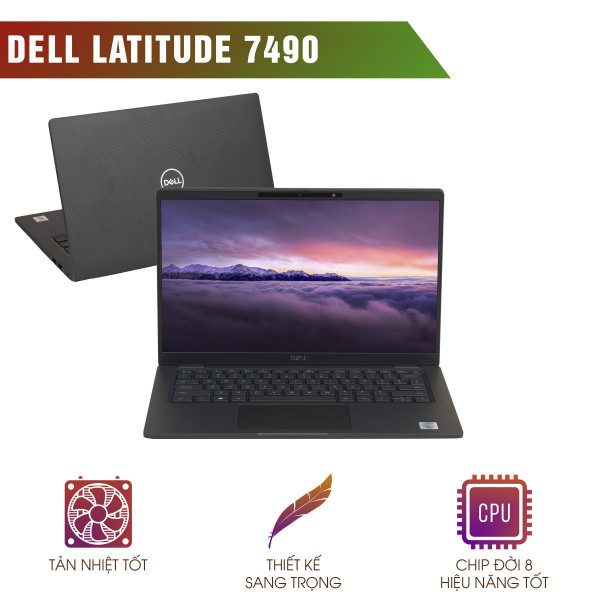 Laptop Cũ Dell Latitude 7490 Core i7 – 8650U| RAM 8GB| SSD 256GB| 14.0 FHD| CARD ON
