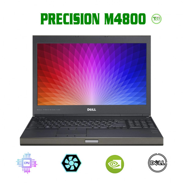Laptop Cũ Dell Precision M4800 Core i7 - 4800MQ, Ram 8GB, SSD 256GB, 15.6 Full HD,  K2100M