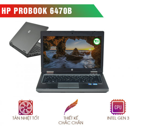 Laptop cũ HP Probook 6470b Core i5-3230M, Ram 4GB, SSD 120GB, HD 14 inch, Card On