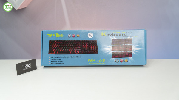 Weibo Backlight Gaming Keyboard WB - 538 Led