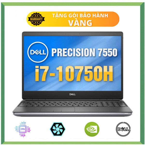 Dell Precision 7550 Mobile Workstation | Core™ i7-10850H | RAM 16GB | SSD 512GB | T1000 | FHD