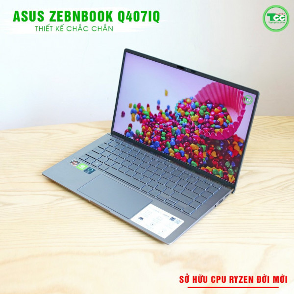 [NEW] Asus ZenBook 14 Q407IQ | Ryzen 5 4500U | RAM 8GB | SSD 256GB | Geforce MX 350 | FHD