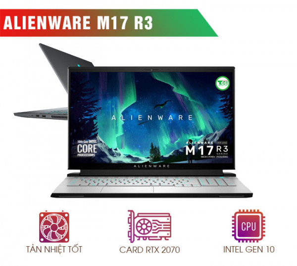 [NEW] ALIENWARE M17 R3 | i7- 10750H|  RAM 16GB|  SSD 1TB| RTX 2070| 17.3