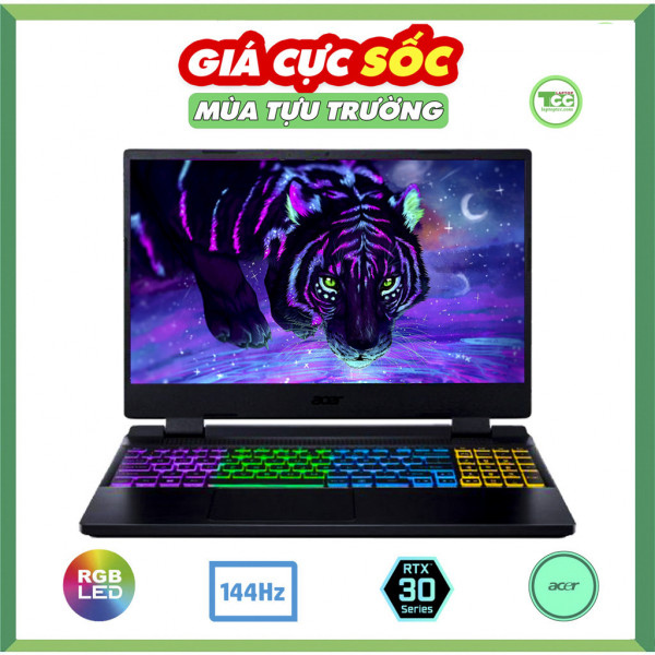 Acer Nitro 5 Tiger 2022 Core™ i5-12500H, Ram 16GB, SSD 512GB, RTX 3050