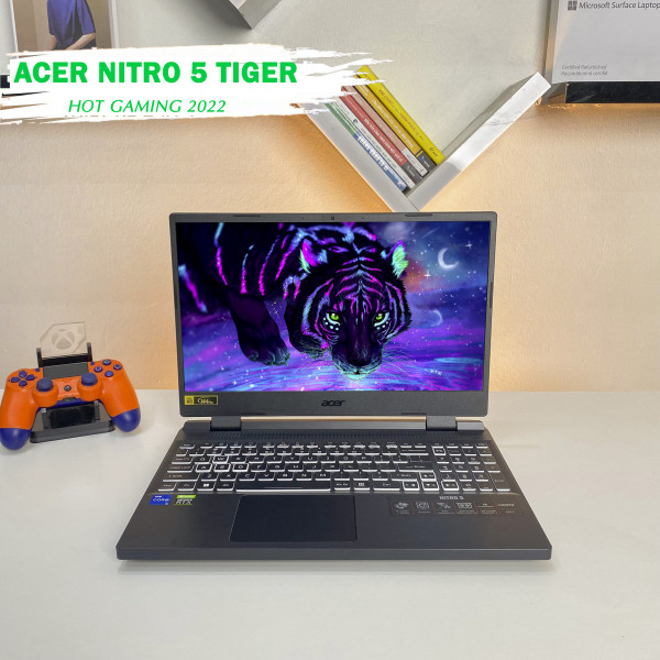 Acer Nitro 5 Tiger 2022 Core™ i5-12450H, Ram 16GB, SSD 512GB, RTX 3050