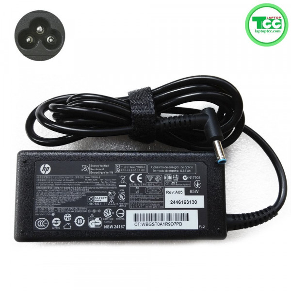 Adapter Laptop/Sạc Máy Tính HP 19.5V - 3.33A Chân kim xanh CHÍNH HÃNG