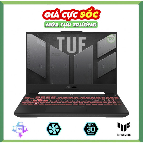 Asus TUF A15 FA507RE-A15.R73050T 2022 (Ryzen 7-6800H, 8GB, 512GB, RTX 3050 Ti 4GB (95W), 15.6” FHD 144Hz IPS)