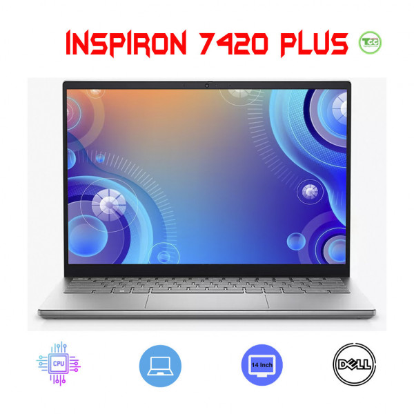 Dell Inspiron 14 Plus 7420 (2022) Core i7-12700H, Ram 16GB, 512GB SSD, 14.0-inch 2.2K, CARD ON