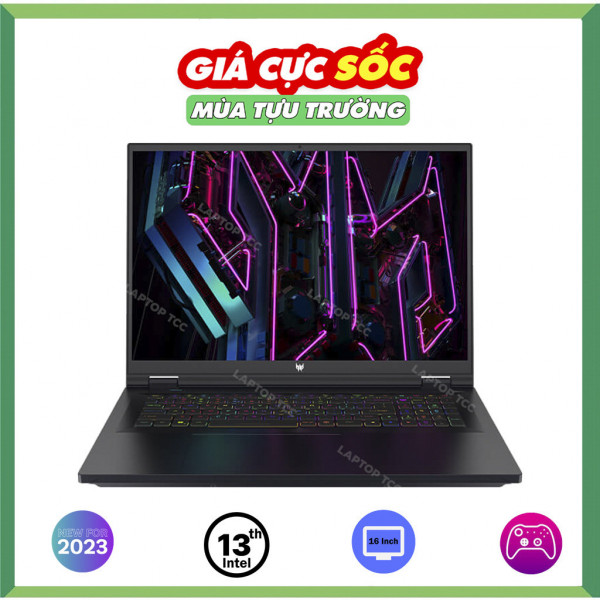 Acer Gaming Predator Helios Neo 16 (2023) Core™i5-13500HX, Ram 16GB, SSD 512GB, 16″ FHD, RTX 4050 6GB