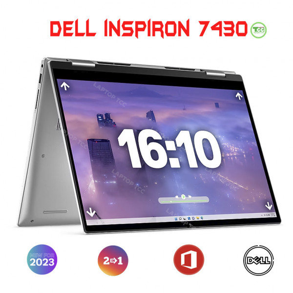 Dell Inspiron 7430 2-in-1 (2023) Core i7-1355U, Ram 16GB, SSD 1TB, 14