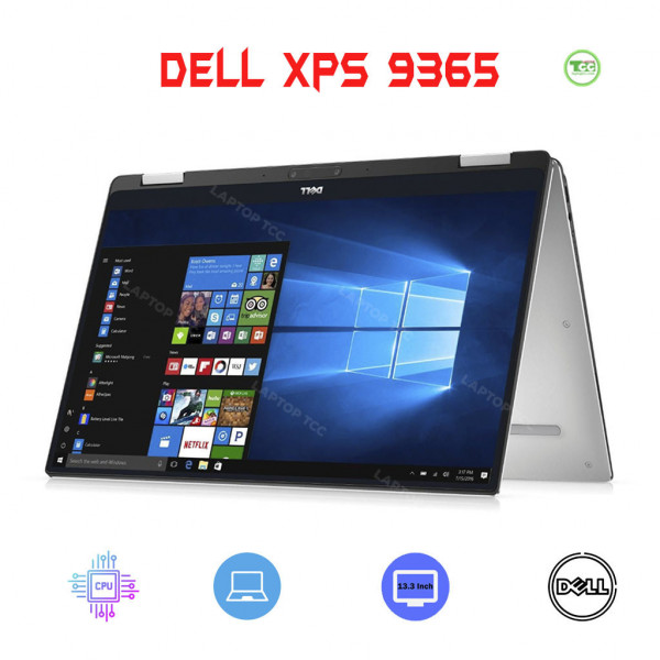 Dell XPS 9365 Core i7 – 8500y, RAM 16GB, SSD 512GB, FHD Touch