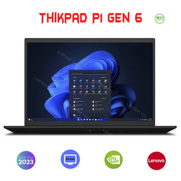 Lenovo Thinkpad P1 Gen 6 Core™ i7-13800H, RAM 32GB, SSD 512GB, RTX 4080, QHD