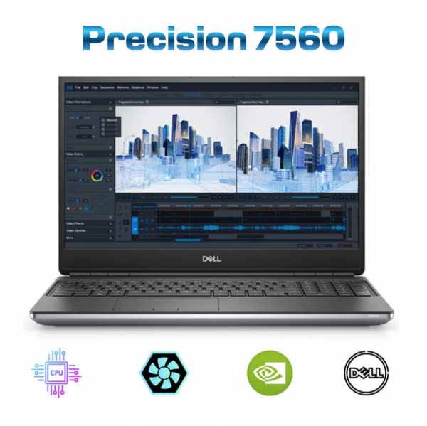 Dell Precision 7560 (2021) i7-11800H, Ram 16GB, SSD 512GB, 15.6