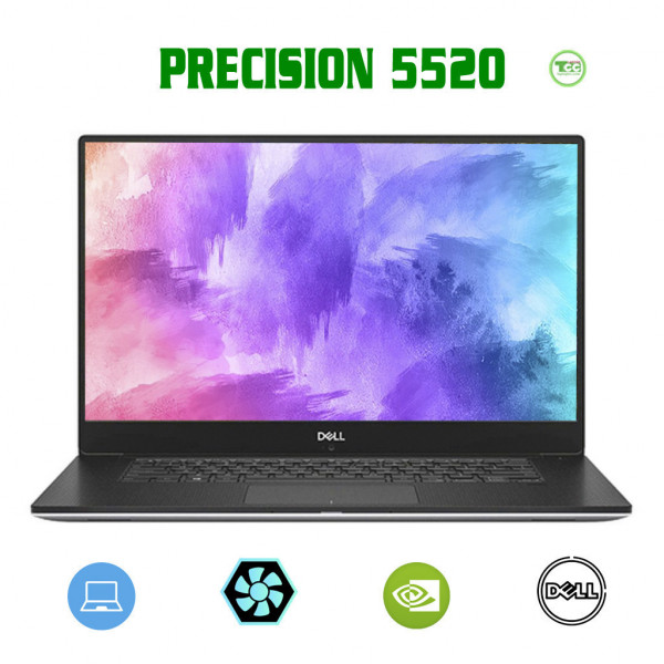 Laptop Cũ Dell Precision 5520 Xeon E3-1505M / 16GB / SSD 512GB / VGA M1200 / 15.6″ FHD
