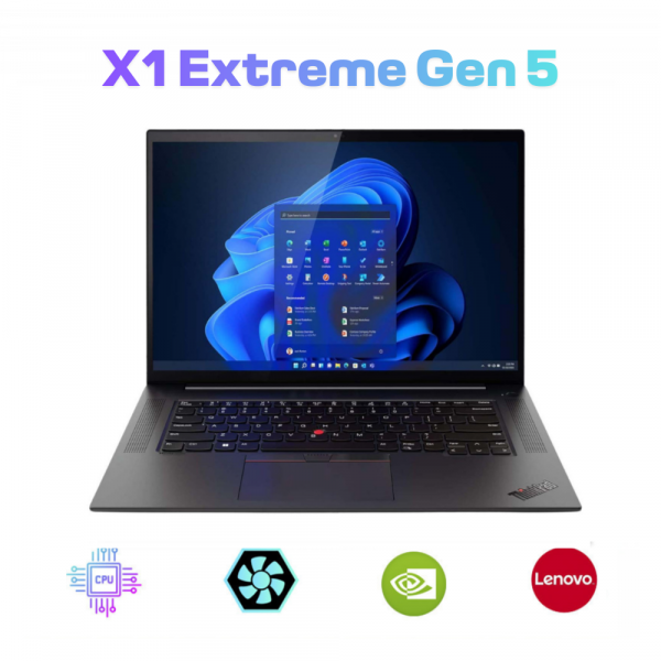 Lenovo ThinkPad X1 Extreme Gen 5 (2022) Core i7-12700H, Ram 16GB, SSD 512GB, FHD, RTX 3050Ti
