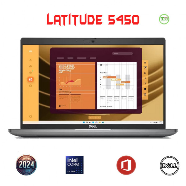 Laptop Dell Latitude 5450 Core Ultra 5-135U RAM 16GB SSD 512GB 14-inch FHD Windows 11