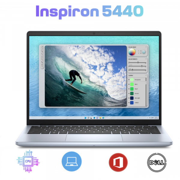 Dell Inspiron 14 5440 (2024) Core™ 7 150U, RAM 16GB, SSD 1TB, FHD+