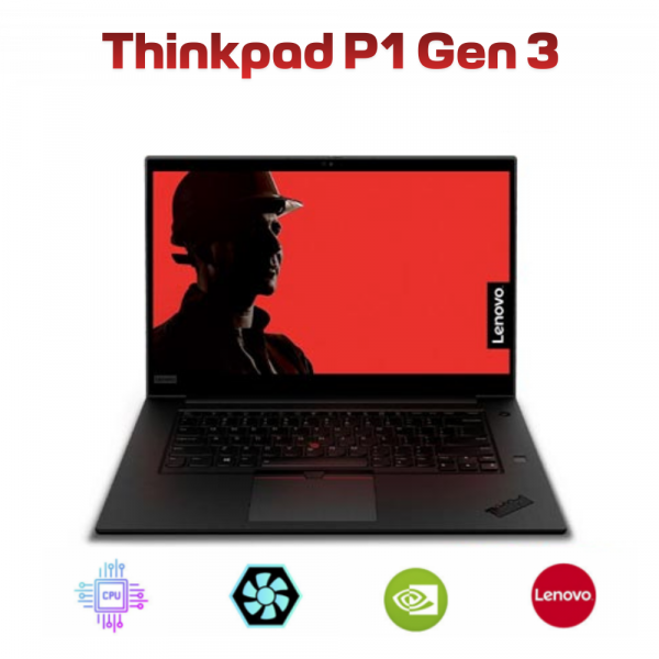 Lenovo ThinkPad P1 Gen 3 Core i7-10750H, 16GB, SSD 512GB, NVIDIA T1000, 15.6 Inch 4K