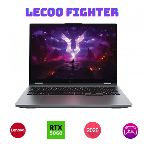 Lecoo Fighter 7000 2025 | Core i7-14650HX, 16GB, 1TB, RTX 5060 8GB, 16 inch 2K+ 180Hz