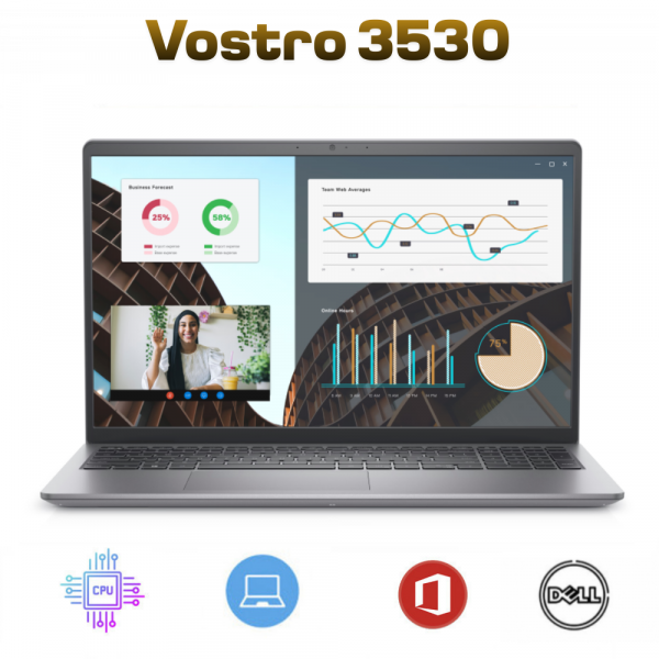 Dell Vostro 3530 Core i5 – 1335U/ Ram 8GB/ SSD 512GB/ 15.6 inch FHD 120Hz