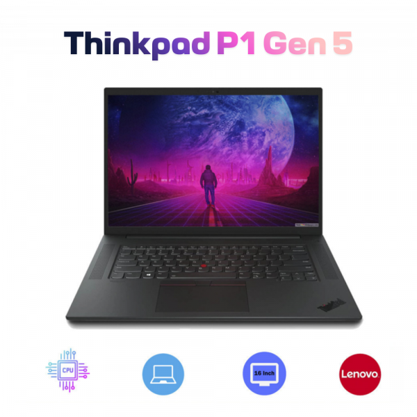 Lenovo ThinkPad P1 Gen 5 (2022) Core i7-12700H, Ram 32GB, 512GB SSD, 16.0