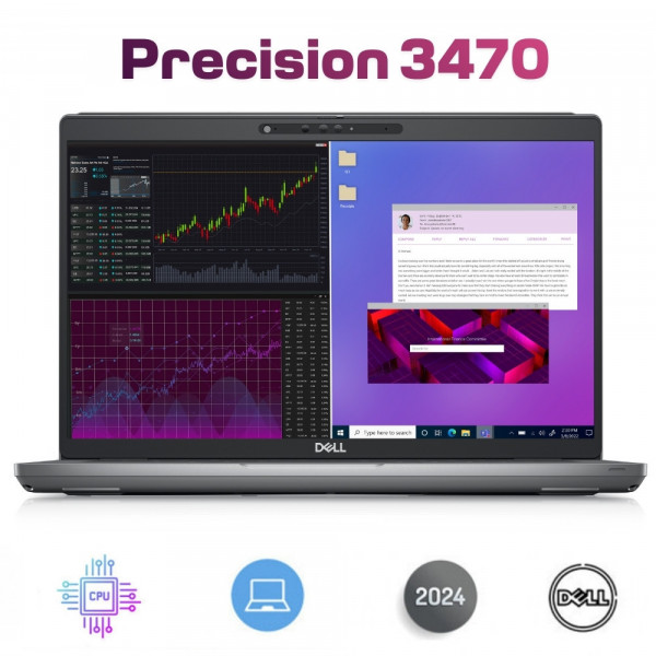 Dell Precision 3470 (Intel Core i7-1270P | 16GB | 256GB | T550 4GB DDR6 | 14 inch FHD)