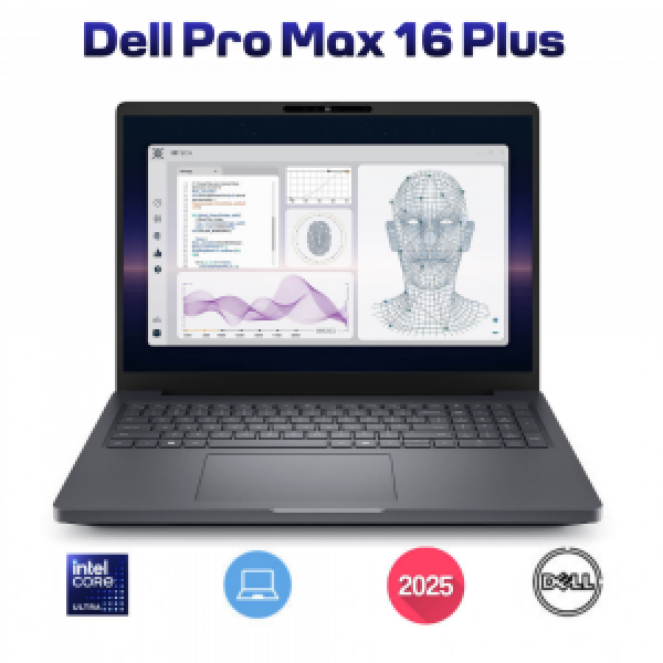 [HOT] Dell Pro Max 16 Plus MB16250 2025 (Core Ultra 9 285HX, 64GB, 1TB, RTX PRO 2000 8GB, 16 FHD+ 120Hz)