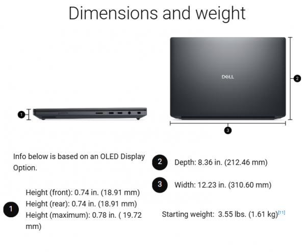 [New 100%] Dell Pro Max 14 Premium MA14250 2025 ( Ultra 9-285H, RAM 32GB, SSD 1TB, Pro 2000, 14