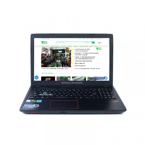 Laptop Cũ Asus GL553VD-FY175 i5-7300HQ| 8GB| HDD 1TB| NVIDIA GTX 1050 4GB| 15.6 inch FULL HD