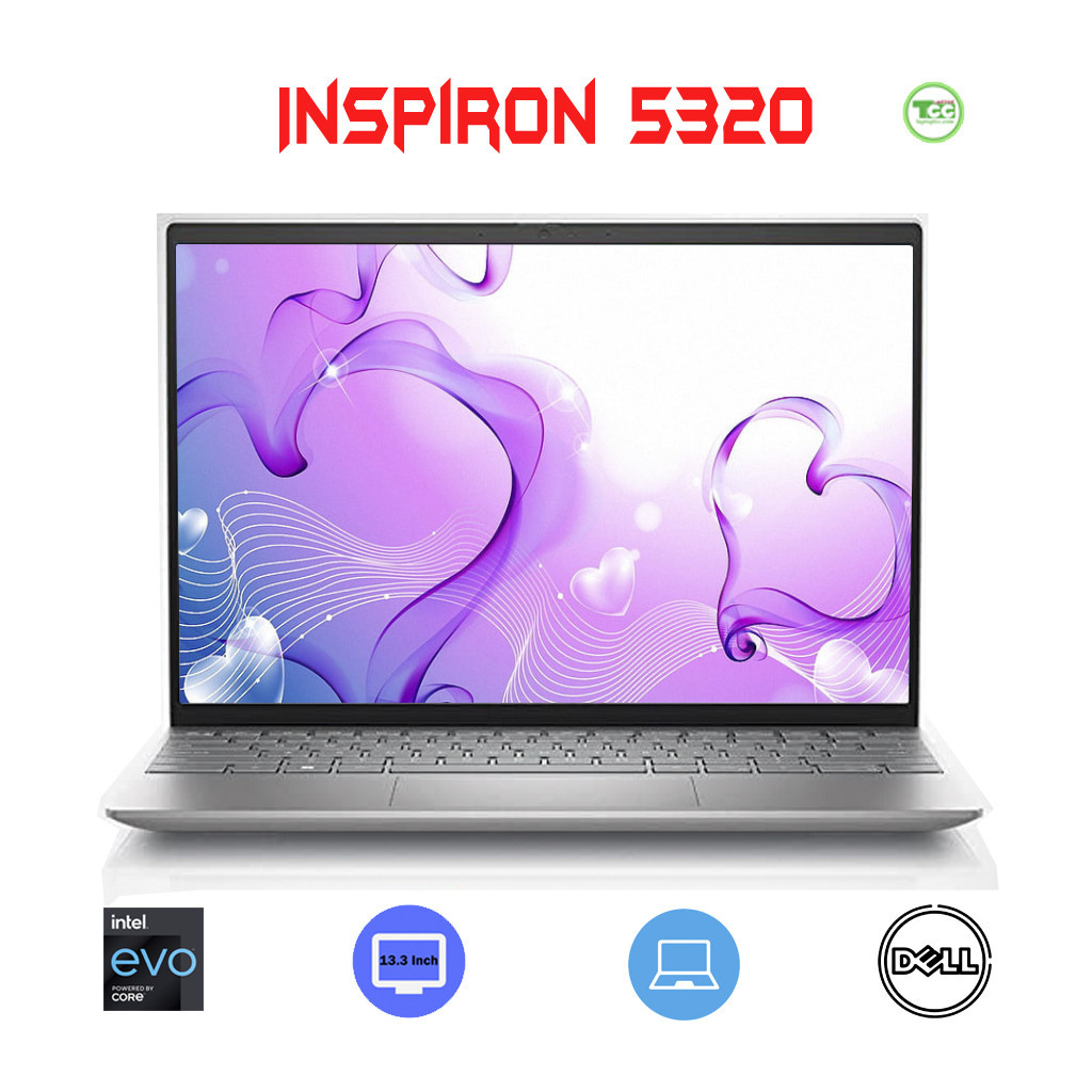 Dell Inspiron 13 5320 Core i5 1240P/ Ram 16GB/ SSD 512GB / 13.3 